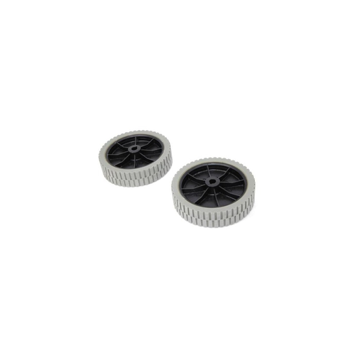 Nilfisk Advance - 9100000551 - Wheels Kit 2 Pcs. Grey Threaded Pattern