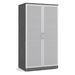 PL151 TWO DOOR 65"H STORAGE CABINET- Newport Gray