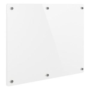GBM2436WHITE 24"x36" MAGNETIC GLASS DRY ERASE BOARD