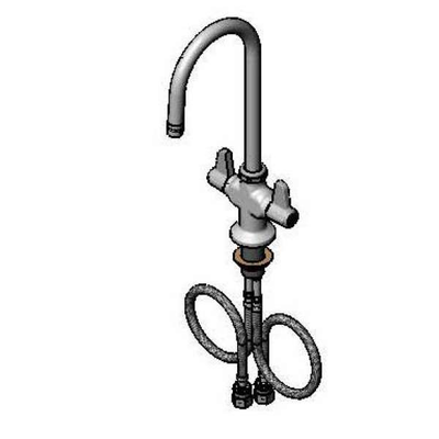 T&S Brass 5F-2SLF05 Equip Faucet Deck Mount