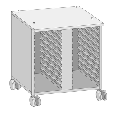 Rational 60.30.338 US III UltraVent® Mobile Oven Stand