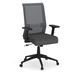 6560 MIMIC TASK CHAIR- Gray Mesh Back w/Black Fabric Seat