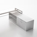 PLTDR2430 24/30" DEEP DESK RISER- BLACK