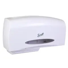 09609 KC PROFESSIONAL CORELESS JRT TWIN TOILET TISSUE DISPENSER, WHITE