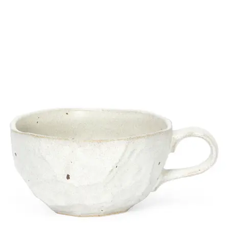 miya Boulder Latte Mug - White
