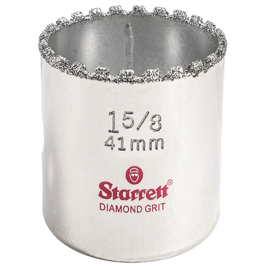 STARRETT KD0158-N 1-5/8'' (41mm) Diamond Grit Hole Saw
