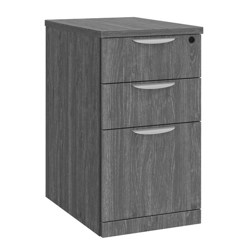 Classic Locking Mobile Pedestals - 3 Drawer in Newport Grey