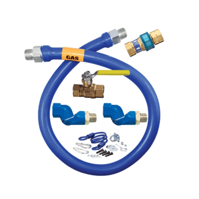 Dormont Manufacturing 16100KIT2S24 Dormont Blue Hose� Moveable Gas Connector Kit