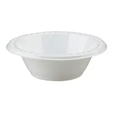 82205 5 OZ WHITE PLASTIC BOWL, CHINET, 1000/CS