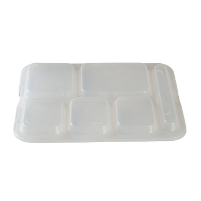 Cook's 630-441LID-NM Clear 6-Compartment Tray Lids