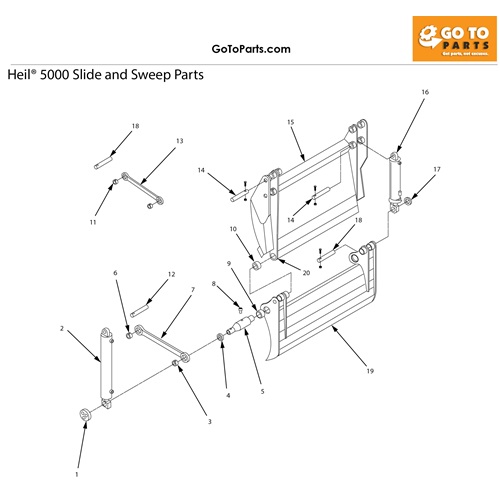 GoToParts Heil 5000 Slide and Sweep Parts