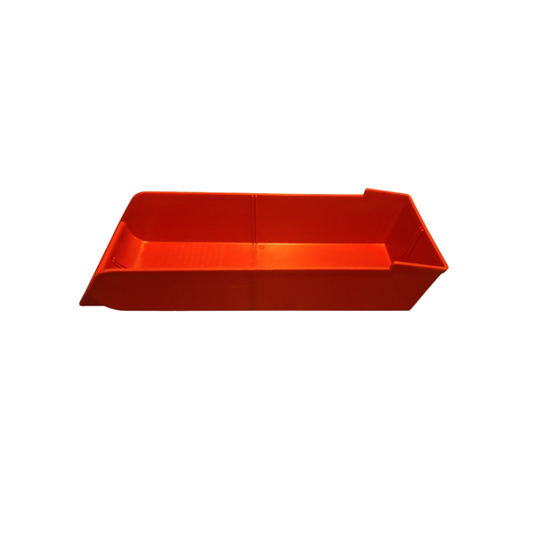 SURE-LOK -REF- X 138MM W X 98.4MM H X 422.7MM L STORAGE BIN PLASTIC RED