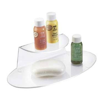 Cal-Mil 809-12 9-3/4"W x 4-1/2"D x 2-1/2"H Hotel Amenity Display Tray