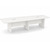 12' Classic Boat Shape Conference Table with Panel Base - White