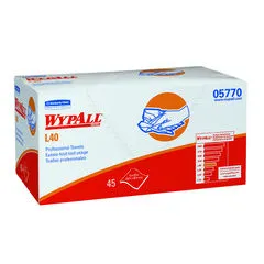 05770 KC WYPALL L40 WHITE PROFESSIONAL TOWEL, 12 X 23", 45 SHEETS/PACK, 12 PACKS/CASE