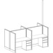 WEBBTYP10 - 53"H, 4-pod,  4' x 2' Webb Typical - powered