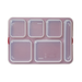 Cook's 630-441LID-NM Clear 6-Compartment Tray Lids