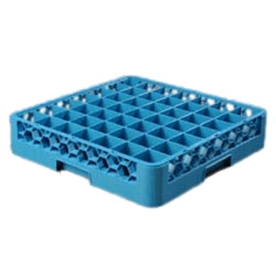 Carlisle Opticlean 49-Compartment Blue Glass Rack