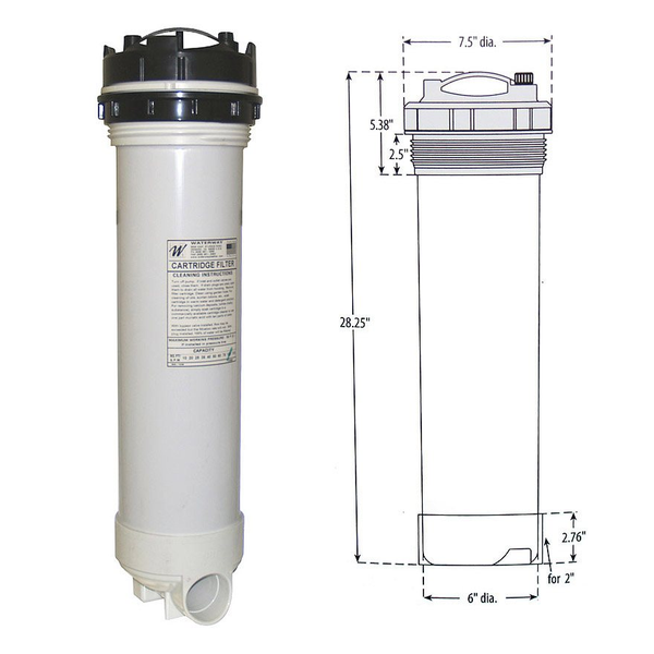 Waterway 100sq Top Load Filter Assembly 502-9910