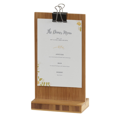Cal-Mil 2036-46-60 4-1/2"W x 2-1/2"D x 8-1/2"H OAL Clipboard Menu