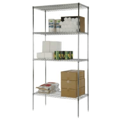 Focus Foodservice FK243674CH Shelving Kit Includes 4 24" X 36" Shelves