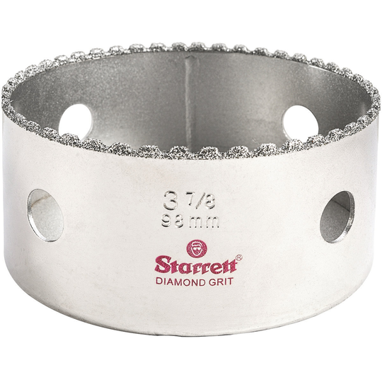 STARRETT KD0378-N 3-7/8'' (98mm) Diamond Grit Hole Saw