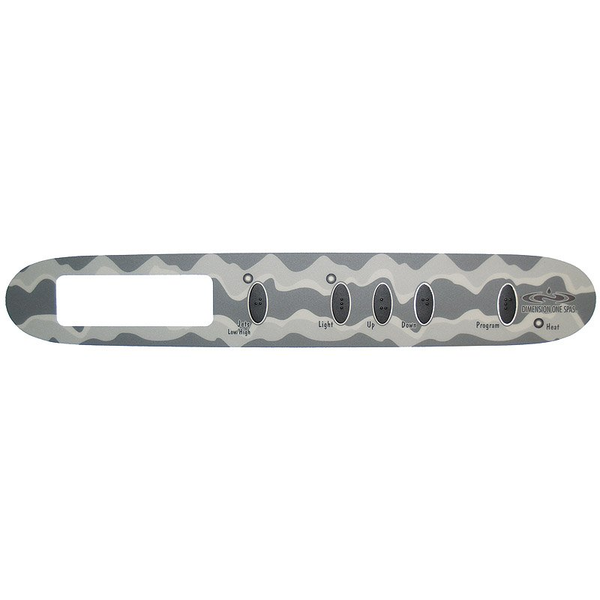 Dimension One TSC-25 5-Button Overlay 01560-323