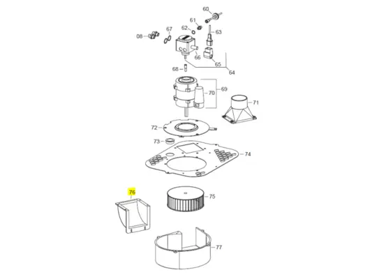 Veloci Heater Replacement Elbow connection 90