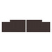 PL39MOD2 PAIR MODESTY PANELS- ESPRESSO