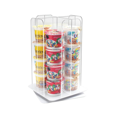 Cal-Mil 1539-12 10"W x 10"D x 16-3/4"H Cup/Cereal Cup Dispenser