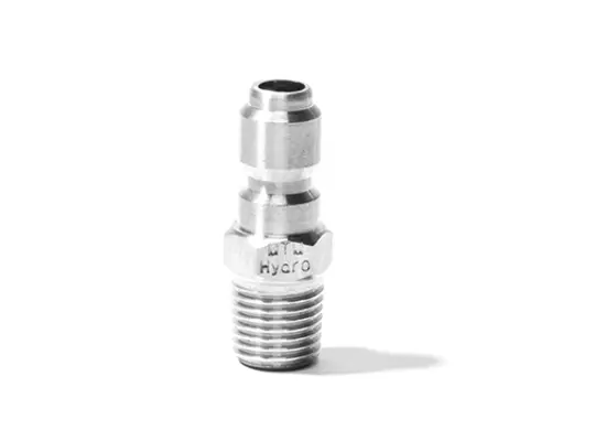 Hydrojet Plated Steel QC Plug 1/2" MPT