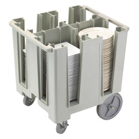 Cambro DCS1125480 Versa Dish Caddy Holds Up to 11-1/4" Round Plates or Up to 9-1/2" Square Plates