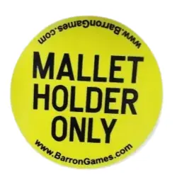 MALLET HOLDER ONLY YELLOW DECA