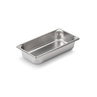 Vollrath 30322 Super Pan V 1/3 Size, 2-1/2"D Stainless Steel Steam Table Pan
