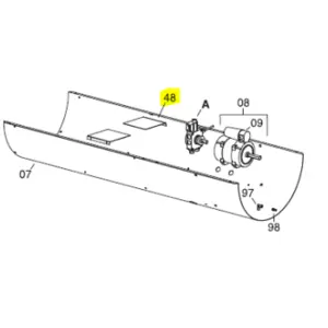 Veloci Heater Replacement Air flap SX, DX