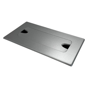 PLTABLEGROMMET- CONFERENCE TABLE GROMMET- SILVER