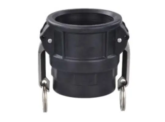Cam and Groove Coupler, 1/2 in Type D x 1/2 in FPT, Polypropylene