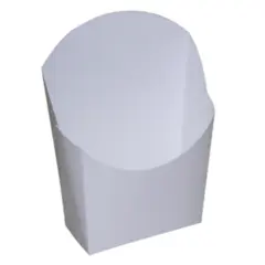 DFRY7W PACTIV 7 OZ. SUPER SIZE FRY WHITE FRENCH FRY CONTAINER  1000/CS