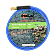 1/4” x 100’ Hybrid Hose with Fittings (Blue/Gray) 1/4” NPT