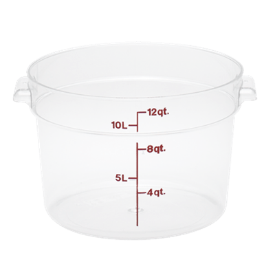 Cambro Poly 12 qt. Round Food Storage Containers