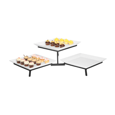 Cal-Mil SR1600-13 34"W x 16"D x 9"H Sierra Platter Display Stand Set