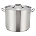 Winco SST-20 20 qt. Stock Pot and Lid