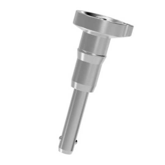 Carr Lane CLM-6-BLHB-30-S-C Button Handle Heavy-Duty Ball Lock Pin w/ Cable Assembly