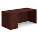 PL102 66"W x 30"D DESK SHELL - Mahogany
