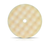 8" Waffle Pad Lipped Cmpnd White