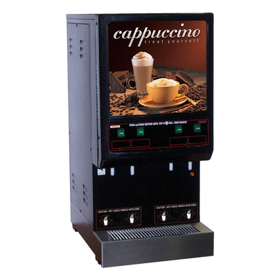 Grindmaster-Cecilware 4K-GB-LD (4) 4 Lbs Capacity Hoppers Low To Medium Volume Electric GRINDMASTER GB Hot Powder Cappuccino Dispenser