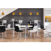 3085 BLACK BARSTOOL SEAT & BACK (NO FRAME, SEAT ONLY)