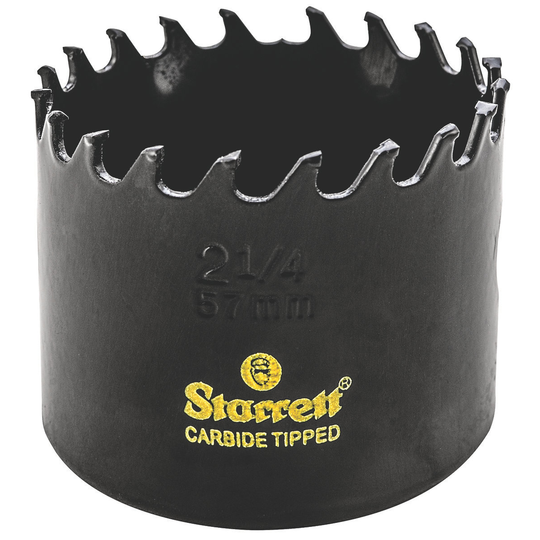 STARRETT CT214 2-1/4'' (57mm) Triple Chip Tungsten Carbide Hole Saw