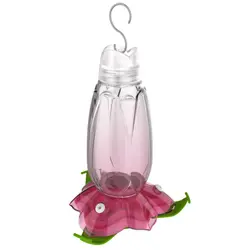 Armstrong Milling Pink Floral Hummingbird Feeder