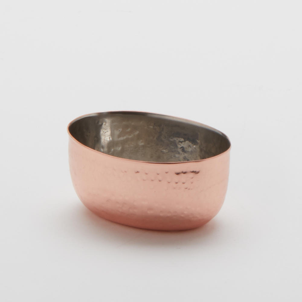 Oval Hammered Sauce Cups